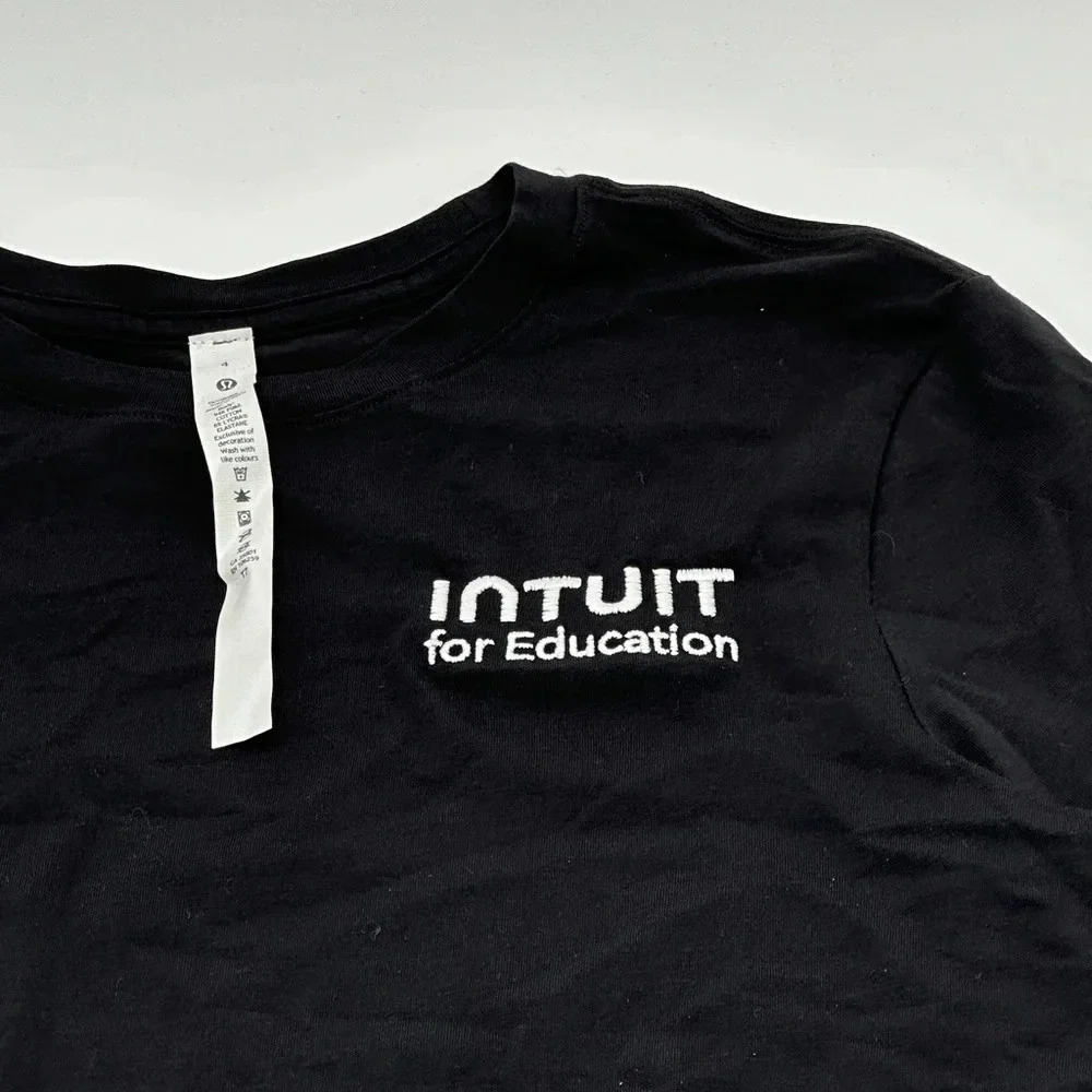 lululemon Love Curved-Hem Crewneck T-Shirt Black Size 4 (NWT) - Picture 3 of 8